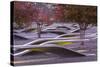 USA, Virginia, Arlington the Pentagon, Pentagon 911 Memorial, Dawn-Walter Bibikow-Stretched Canvas