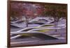 USA, Virginia, Arlington the Pentagon, Pentagon 911 Memorial, Dawn-Walter Bibikow-Framed Photographic Print