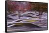 USA, Virginia, Arlington the Pentagon, Pentagon 911 Memorial, Dawn-Walter Bibikow-Framed Stretched Canvas