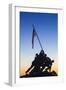 Usa, Virginia, Arlington, Us Marine and Iwo Jima Memorial, Dawn-Walter Bibikow-Framed Premium Photographic Print
