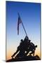 Usa, Virginia, Arlington, Us Marine and Iwo Jima Memorial, Dawn-Walter Bibikow-Mounted Photographic Print