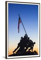 Usa, Virginia, Arlington, Us Marine and Iwo Jima Memorial, Dawn-Walter Bibikow-Framed Premium Photographic Print