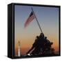USA, Virginia, Arlington, Us Marine and Iwo Jima Memorial, Dawn-Walter Bibikow-Framed Stretched Canvas