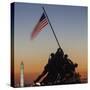 USA, Virginia, Arlington, Us Marine and Iwo Jima Memorial, Dawn-Walter Bibikow-Stretched Canvas