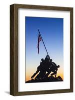 Usa, Virginia, Arlington, Us Marine and Iwo Jima Memorial, Dawn-Walter Bibikow-Framed Photographic Print