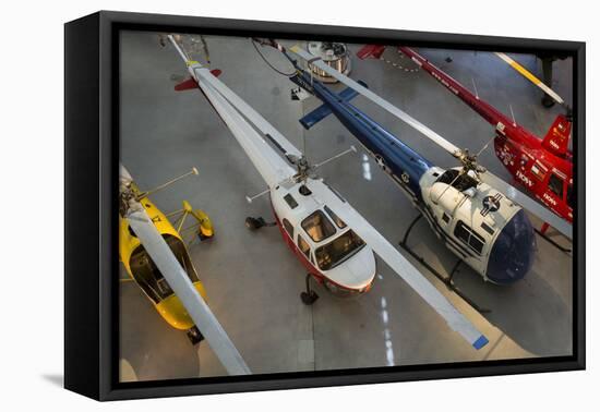 USA, Virginia, Chantilly. Flight Display, Smithsonian Air and Space-Charles Crust-Framed Stretched Canvas