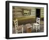 USA, Virginia, Mabry Mill. Checkers Board on Barrel-Don Paulson-Framed Photographic Print