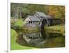 USA, Virginia, Mabry Mill. Composite of Mill and Pond-Don Paulson-Framed Photographic Print