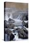 USA, Virginia, Mclean. Stream in Great Falls State Park-Jay O'brien-Stretched Canvas