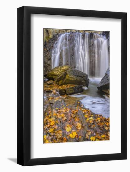 USA, Virginia, Mclean. Waterfall in Great Falls State Park-Jay O'brien-Framed Photographic Print