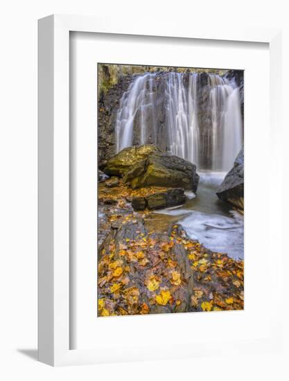 USA, Virginia, Mclean. Waterfall in Great Falls State Park-Jay O'brien-Framed Photographic Print