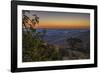 USA, Virginia, Shenandoah National Park, Sunrise along Skyline Drive in the Fall-Hollice Looney-Framed Photographic Print