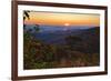 USA, Virginia, Shenandoah National Park, Sunrise along Skyline Drive in the Fall-Hollice Looney-Framed Photographic Print