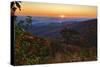 USA, Virginia, Shenandoah National Park, Sunrise along Skyline Drive in the Fall-Hollice Looney-Stretched Canvas