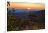 USA, Virginia, Shenandoah National Park, Sunrise along Skyline Drive in the Fall-Hollice Looney-Framed Photographic Print