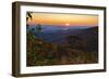 USA, Virginia, Shenandoah National Park, Sunrise along Skyline Drive in the Fall-Hollice Looney-Framed Photographic Print