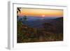 USA, Virginia, Shenandoah National Park, Sunrise along Skyline Drive in the Fall-Hollice Looney-Framed Photographic Print