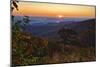 USA, Virginia, Shenandoah National Park, Sunrise along Skyline Drive in the Fall-Hollice Looney-Mounted Photographic Print