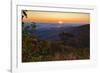 USA, Virginia, Shenandoah National Park, Sunrise along Skyline Drive in the Fall-Hollice Looney-Framed Photographic Print