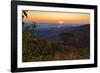 USA, Virginia, Shenandoah National Park, Sunrise along Skyline Drive in the Fall-Hollice Looney-Framed Photographic Print