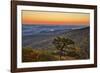 USA, Virginia, Shenandoah National Park, Sunrise along Skyline Drive in the Fall-Hollice Looney-Framed Photographic Print