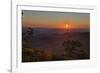 USA, Virginia, Shenandoah National Park, Sunrise along Skyline Drive in the Fall-Hollice Looney-Framed Photographic Print