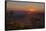 USA, Virginia, Shenandoah National Park, Sunrise along Skyline Drive in the Fall-Hollice Looney-Framed Stretched Canvas