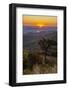 USA, Virginia, Shenandoah National Park, Sunrise along Skyline Drive in the Fall-Hollice Looney-Framed Photographic Print