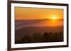 USA, Virginia. Shenandoah National Park, sunset from Naked Creek Overlook-Ann Collins-Framed Photographic Print