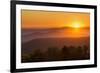 USA, Virginia. Shenandoah National Park, sunset from Naked Creek Overlook-Ann Collins-Framed Photographic Print