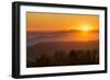 USA, Virginia. Shenandoah National Park, sunset from Naked Creek Overlook-Ann Collins-Framed Photographic Print