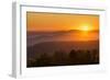 USA, Virginia. Shenandoah National Park, sunset from Naked Creek Overlook-Ann Collins-Framed Photographic Print