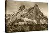 USA, WA. Okanogan National Forest, North Cascades, Liberty Bell and Early Winters Spires.-Jamie & Judy Wild-Stretched Canvas