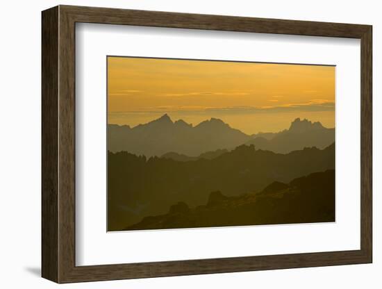 USA, Washington, Alpine Lakes Wilderness Area from Asgaard Pass.-Steve Kazlowski-Framed Photographic Print