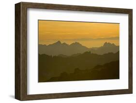 USA, Washington, Alpine Lakes Wilderness Area from Asgaard Pass.-Steve Kazlowski-Framed Photographic Print