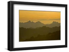 USA, Washington, Alpine Lakes Wilderness Area from Asgaard Pass.-Steve Kazlowski-Framed Photographic Print