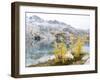 USA, Washington. Alpine Lakes Wilderness, Enchantment Lakes, Golden Larch trees at Perfection Lake-Jamie & Judy Wild-Framed Photographic Print