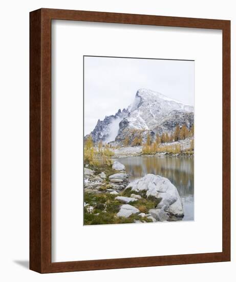 USA, Washington. Alpine Lakes Wilderness, Enchantment Lakes, Little Annapurna and Perfection Lake-Jamie & Judy Wild-Framed Photographic Print