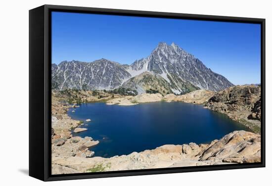 USA, Washington, Alpine Lakes Wilderness, Ingalls Lake and Mt Stuart.-Jamie & Judy Wild-Framed Stretched Canvas