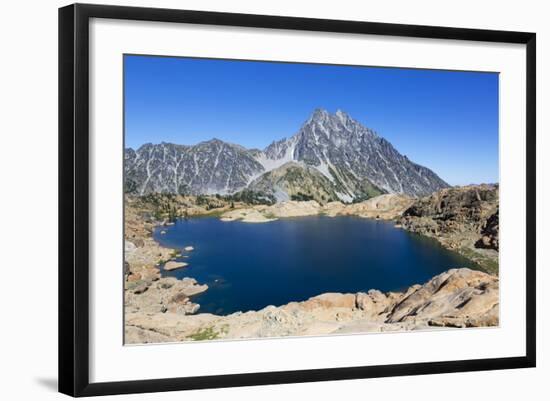 USA, Washington, Alpine Lakes Wilderness, Ingalls Lake and Mt Stuart.-Jamie & Judy Wild-Framed Photographic Print