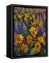 USA, Washington. Balsamroot and Lupine in Evening Light-Steve Terrill-Framed Stretched Canvas