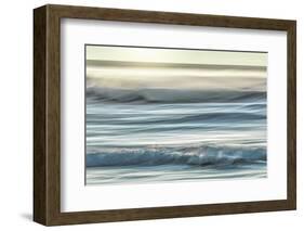 USA, Washington, Cape Disappointment State Park. Motion blur of sunset on coast.-Jaynes Gallery-Framed Photographic Print