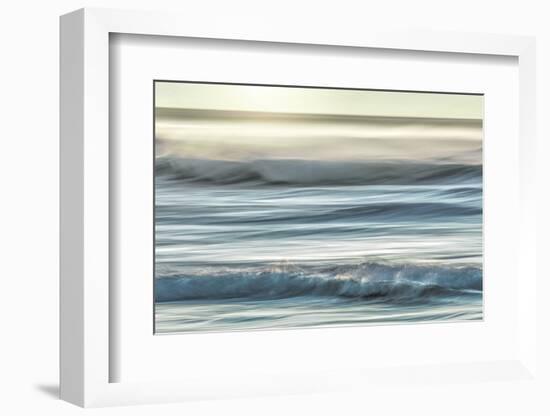 USA, Washington, Cape Disappointment State Park. Motion blur of sunset on coast.-Jaynes Gallery-Framed Photographic Print