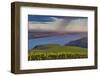 USA, Washington, Columbia Valley. Rain Falls on the Benches Vineyard-Janis Miglavs-Framed Photographic Print