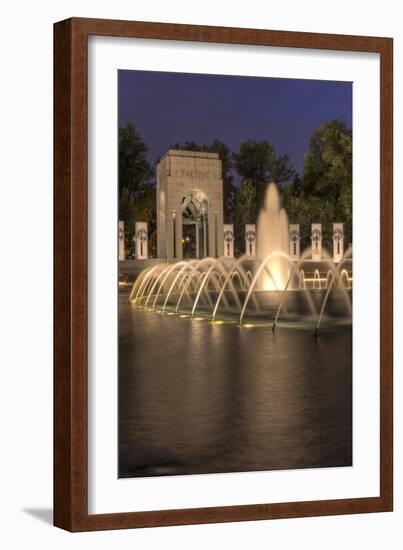 USA, Washington D.C. World War II Memorial-Brent Bergherm-Framed Photographic Print