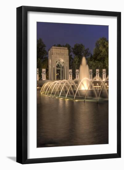 USA, Washington D.C. World War II Memorial-Brent Bergherm-Framed Photographic Print