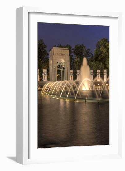 USA, Washington D.C. World War II Memorial-Brent Bergherm-Framed Photographic Print