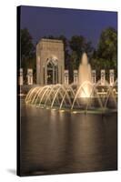 USA, Washington D.C. World War II Memorial-Brent Bergherm-Stretched Canvas