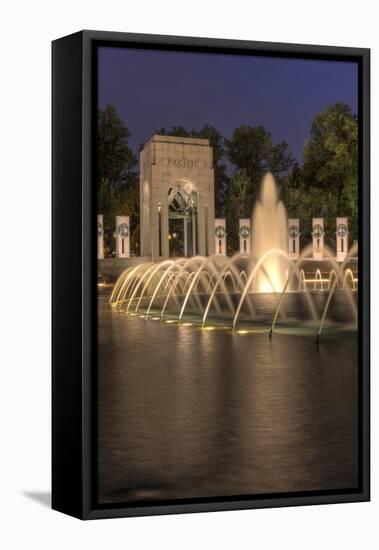 USA, Washington D.C. World War II Memorial-Brent Bergherm-Framed Stretched Canvas