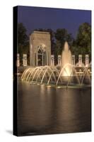 USA, Washington D.C. World War II Memorial-Brent Bergherm-Stretched Canvas